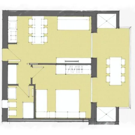 New Flat For Five Guests In A With Pool Apartment